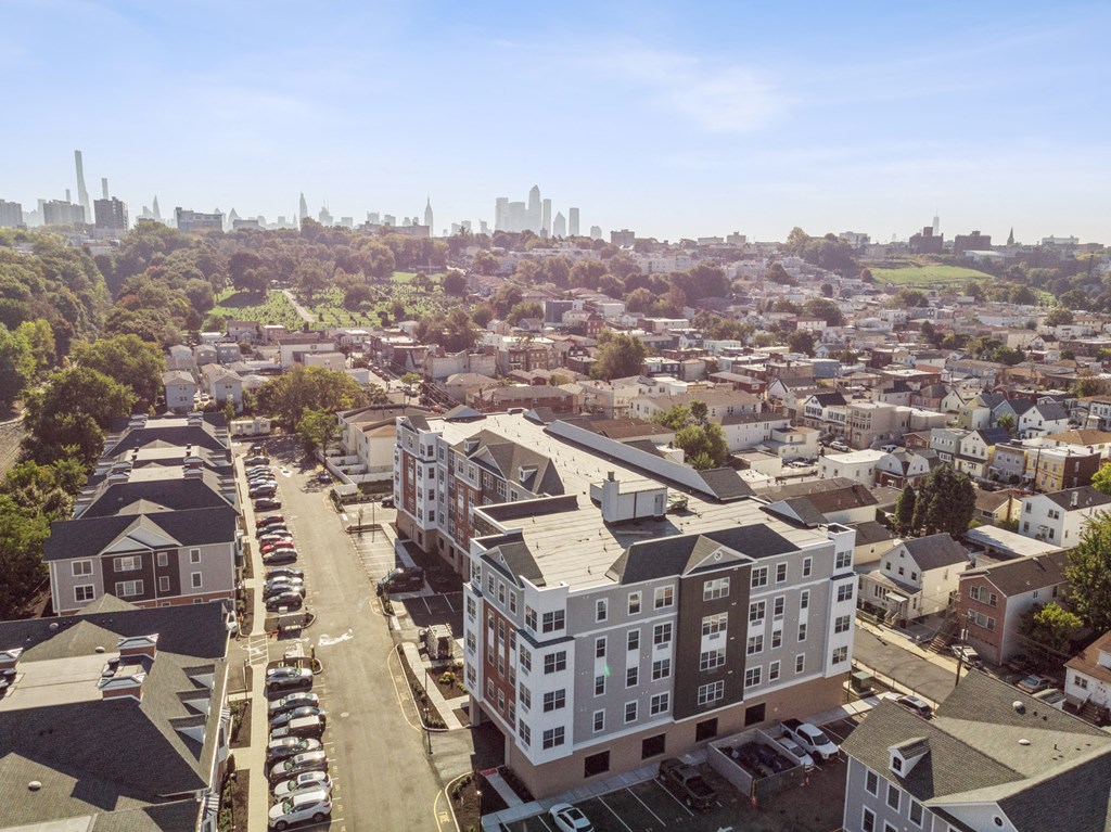 Aerial Elegant Exterior View at Solo at North Bergen, North Bergen, New Jersey