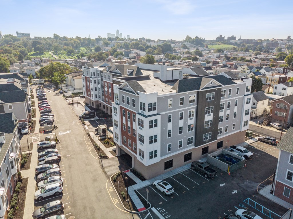 Buildings Aerial View at Solo at North Bergen, New Jersey, 07047