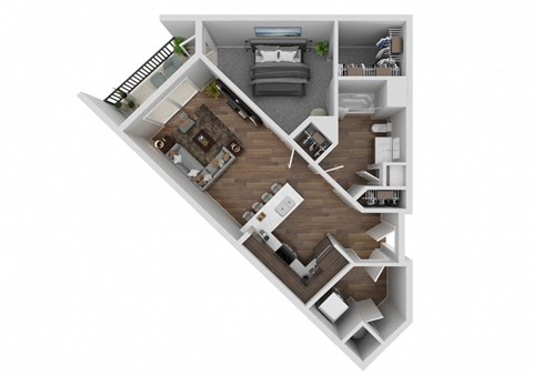 A2 Floor Plan at Novi Rise, Concord, NC 28205