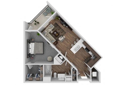 A3 Floor Plan at Novi Rise, Concord North Carolina