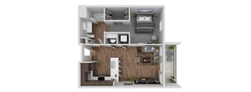 A4 Floor Plan at Novi Rise, North Carolina