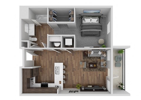 A4 Floor Plan at Novi Rise, North Carolina