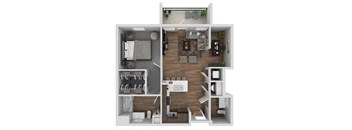 A6 Floor Plan at Novi Rise, Concord North Carolina