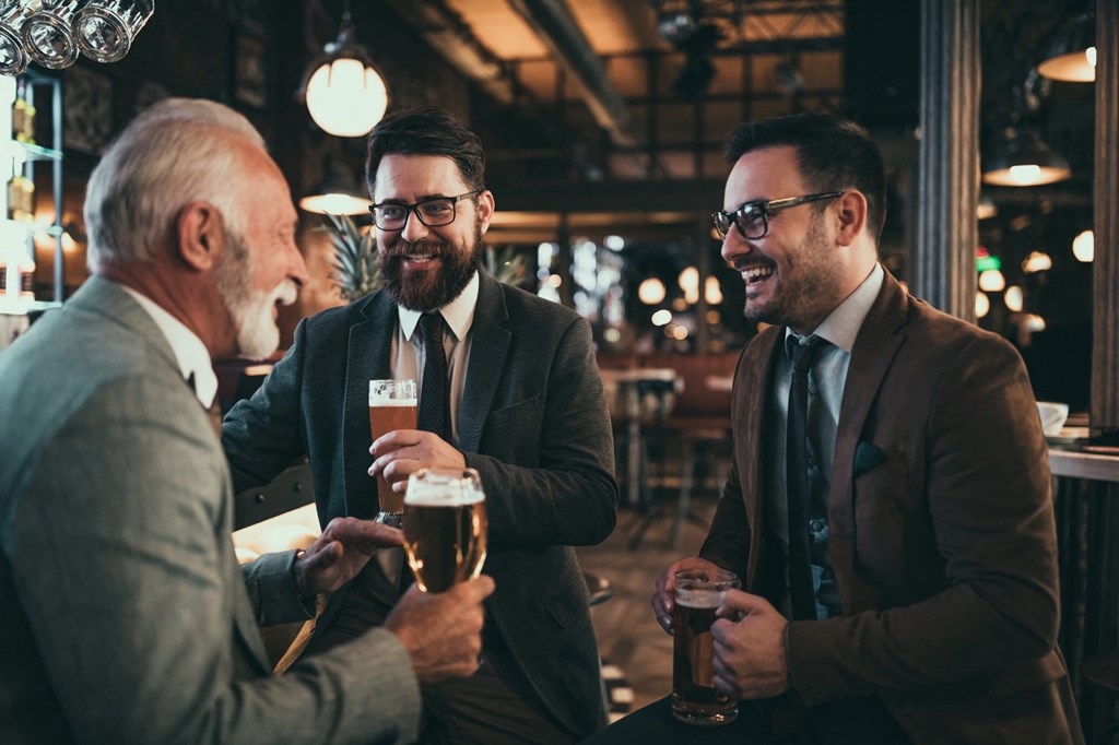 People Having A Drink at Stadium Lofts, North Carolina, 28081