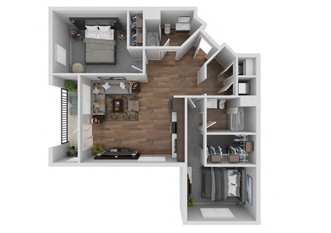 B2 Floor Plan at Novi Rise, Concord, NC 28205