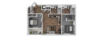 B3 Floor Plan at Novi Rise, Concord, NC