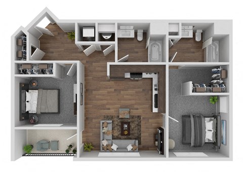 B3 Floor Plan at Novi Rise, Concord, NC