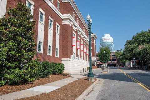 Exterior Porch at Novi Flats, North Carolina