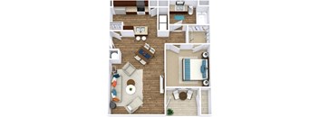 Crescent Level 1 Floor Plan at Overall Creek, Murfreesboro