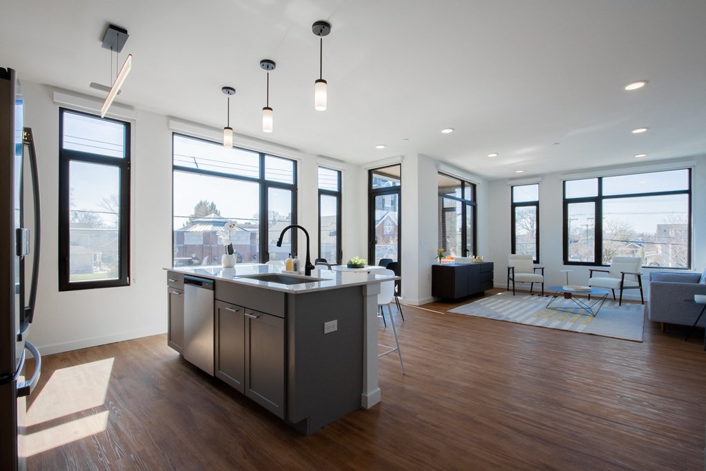 Kitchen Unit at The Rail at Red Bank, New Jersey