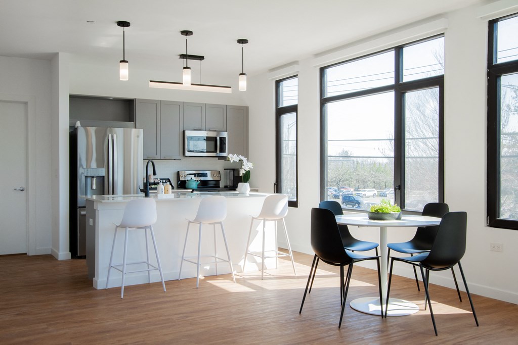 Dining And Kitchen at The Rail at Red Bank, Red Bank, NJ, 07701