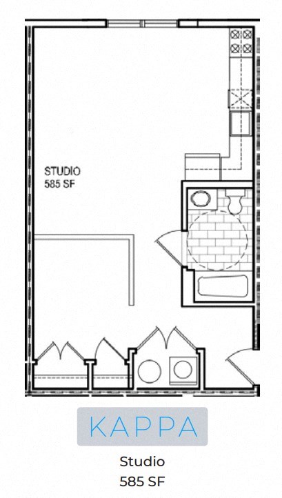 Kappa Floor Plan at Solo at North Bergen, North Bergen, New Jersey