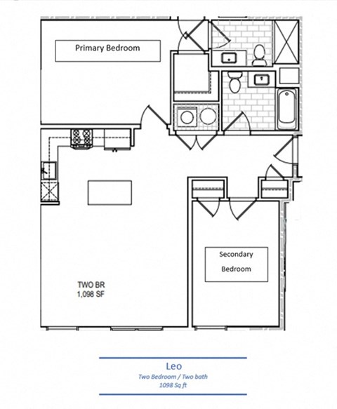 Leo Floor Plan at Solo at North Bergen, New Jersey