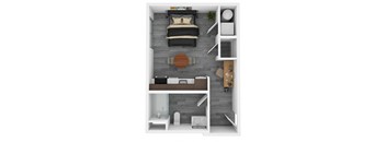 S1 Floor Plan at Novi Flats, Concord, NC