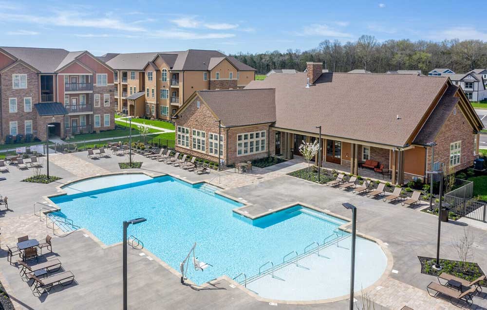 View of our pool at Overall Creek, Murfreesboro, 37128