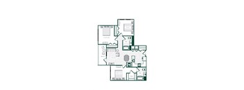 The Cabarrus Floor Plan at Vida Kannapolis, Kannapolis, 28081
