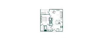 The Chestnut Floor Plan at Vida Kannapolis, Kannapolis, 28081
