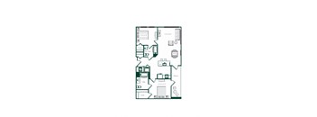 The Laureate Floor Plan at Vida Kannapolis, Kannapolis, NC