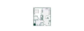 The Pine Floor Plan at Vida Kannapolis, Kannapolis, North Carolina