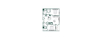 The Walnut Floor Plan at Vida Kannapolis, Kannapolis, NC, 28081
