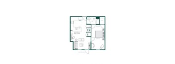 The West Floor Plan at Vida Kannapolis, Kannapolis