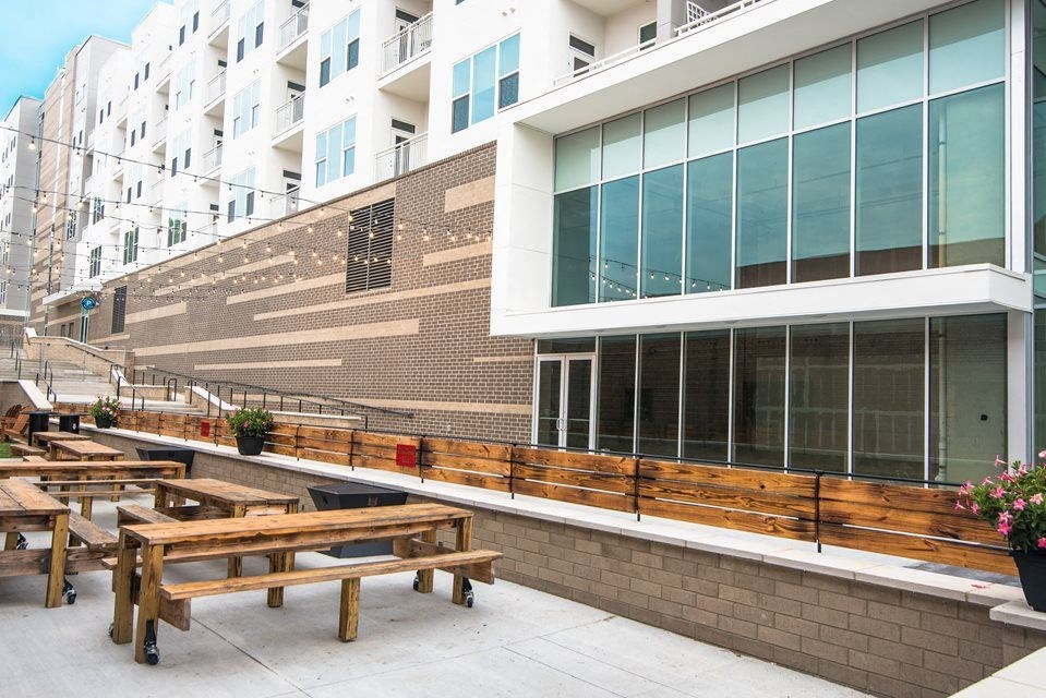 Outdoor Seating at Vida Kannapolis, Kannapolis, North Carolina