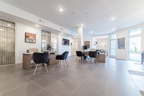 Clubroom in pet-friendly apartments Kannapolis