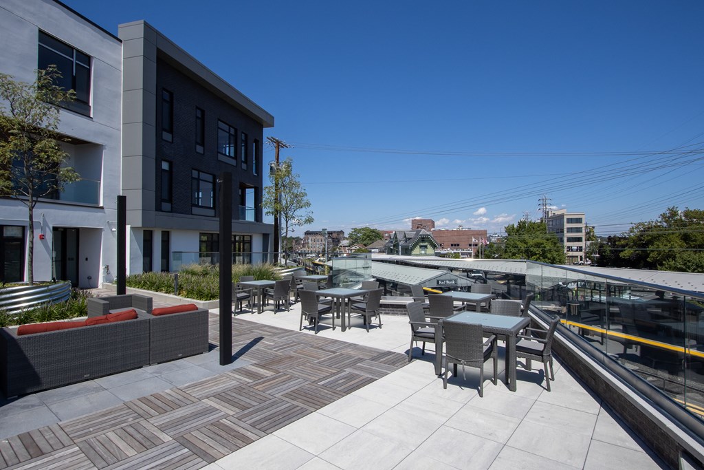 Rooftop at The Rail at Red Bank, New Jersey
