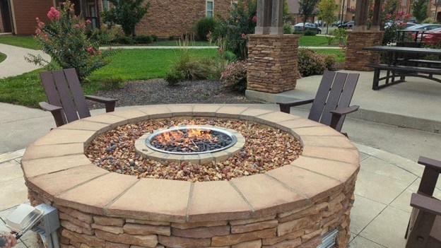 Firepit at Overall Creek, Tennessee