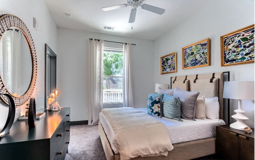 Bedroom With Ceiling Fan at Vida Kannapolis, North Carolina, 28081