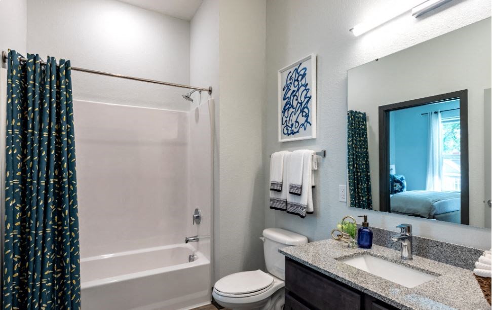 Bathroom With Bathtub at Vida Kannapolis, Kannapolis, NC
