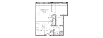 1 bed 1 bath F at Crossroads 389 Apartments, New Jersey