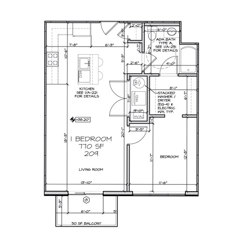 1 bed 1 bath G at Crossroads 389 Apartments, Hackensack, NJ