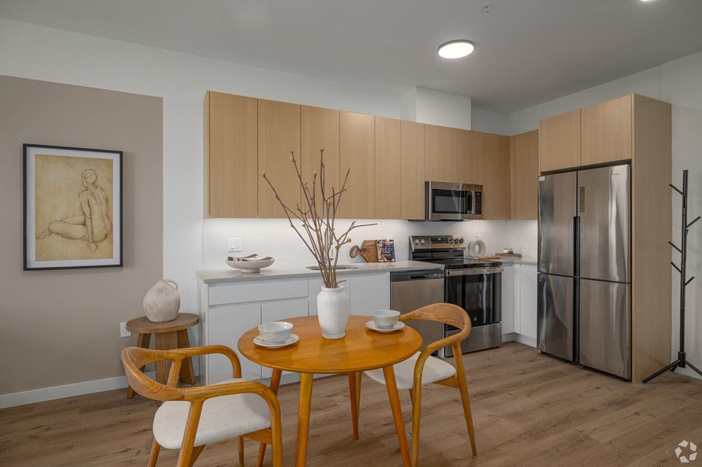 A Dining Table Set For Two at Hue Soul Apartments, New Jersey, 07018
