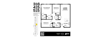 515 Floor Plan at 829 Garfield, New Jersey