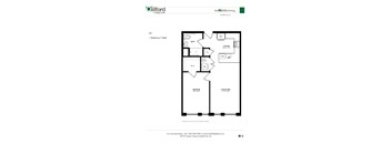 A floor plan for a property at Delford Village Center.