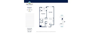 the floor plan of the vault 111