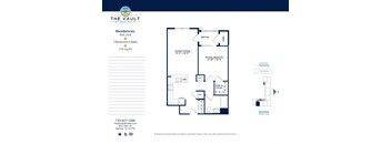 the floor plan of the vault 111