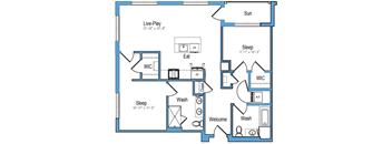 2 bed 2 bath C at 10 N. Main Apartments, Wharton 07885