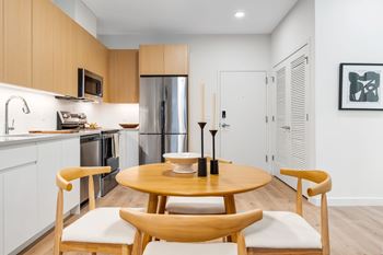 Well-lit Kitchen at Hue Soul Apartments, East Orange, New Jersey