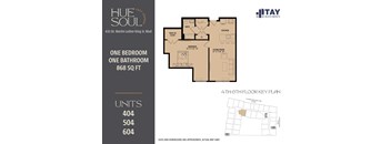 A floor plan for a 404 unit apartment building is shown.