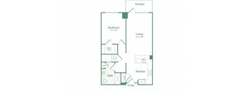 One Bedroom A1.2