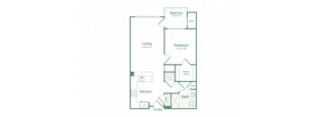 One Bedroom A2.1