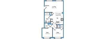 2 bed 2 bath I at 10 N. Main Apartments, Wharton 07885