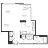 Renovated Studio 1 Bath 696 SF 01hr