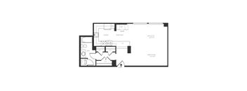 Studio 1 Bath 606 SF 01r