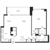 1 Bedroom 1 Bath 888 SF 11ar
