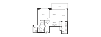 1 Bedroom 1 Bath 972 SF 11mr
