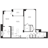 1 Bedroom 1 Bath 973 SF 11nr