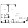 1 Bedroom 1 Bath 871 SF 11r